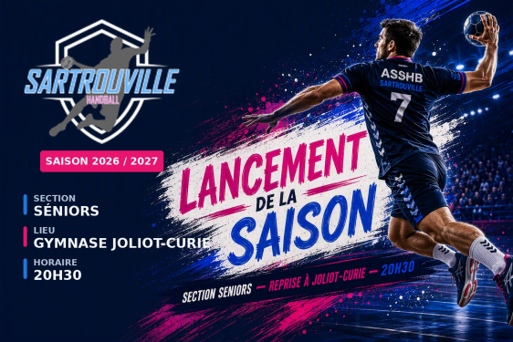 Lancement saison 2026-2027 - Senior